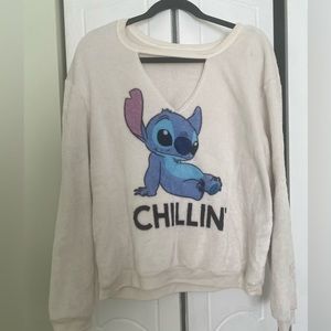 Disney Stitch Fleece Sweater